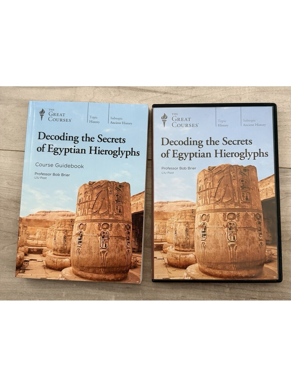 The Great Courses: Decoding the Secrets of Egyptian Hieroglyphs (4 DVDs & Guide)